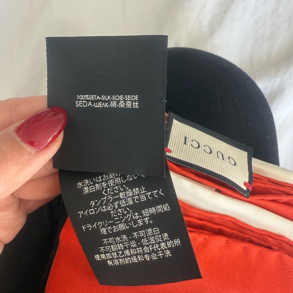 Elegant Red and Gold Holiday Scarf - Picture 6 of 7